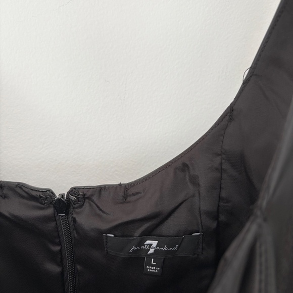7 for all mankind vegan leather dress - Picture 5 of 6